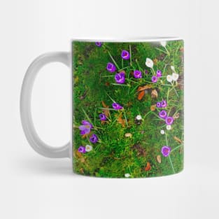 Green Grass Lovely Flower Field Mug